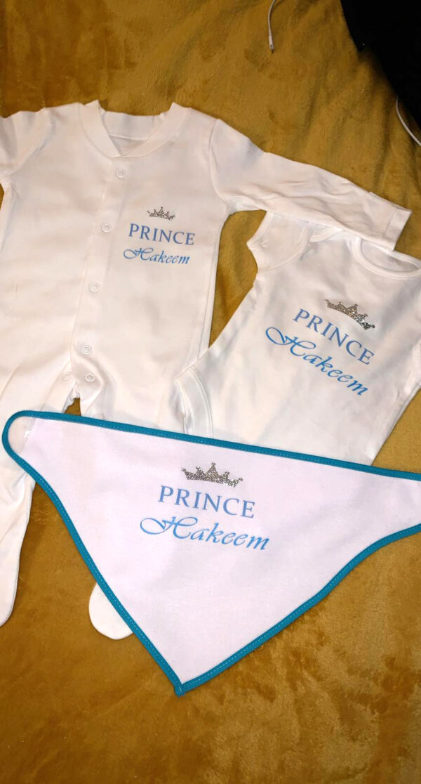 Personalised Babygrow, Vest or Bib