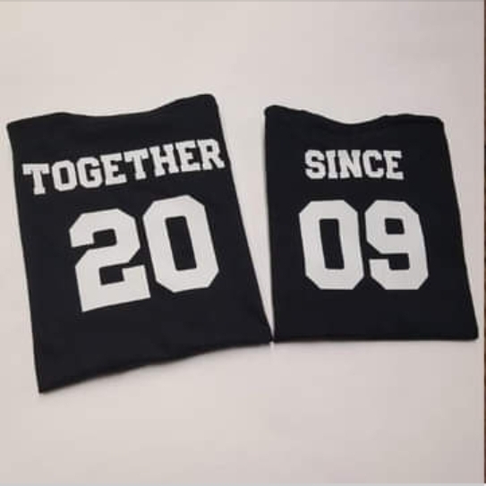 Personalised number with name Tshirts