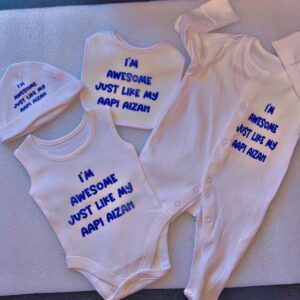 Personalised Babygrow, Vest or Bib