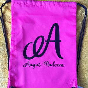 Personalised Gym PE Kit Swimming Bags with Name Unicorn or School name