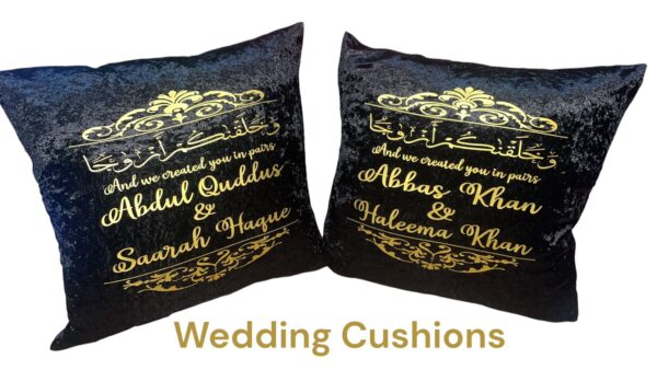Personalised velvet Cushions - Image 6